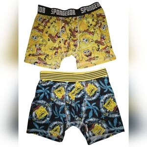 Square Net Graphics SpongeBob Squarepants | Bottoms | 4 Pair Of Boys Sponge Bob Square ...